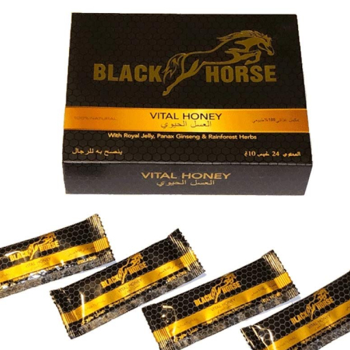 Original Black Horse Honey For More Power 100% Double Sticker Original Black Horse Honey For More Power 100% Double Sticker