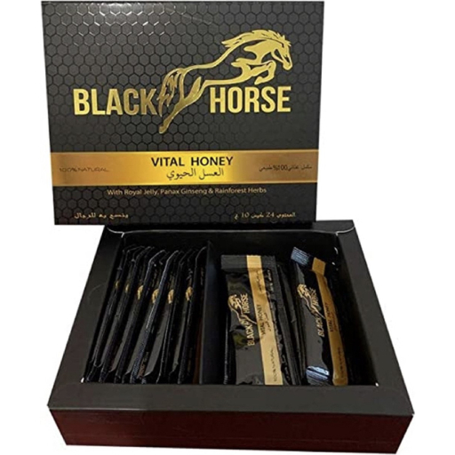 black horse vital honey double sticker black horse vital honey double sticker
