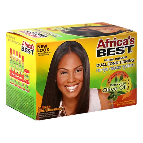 AFRICA BEST AFRICA'S BEST HERBAL INTENSIVE DUAL CONDITIONING NO-LYE RELAXER SYSTEM - Image 1