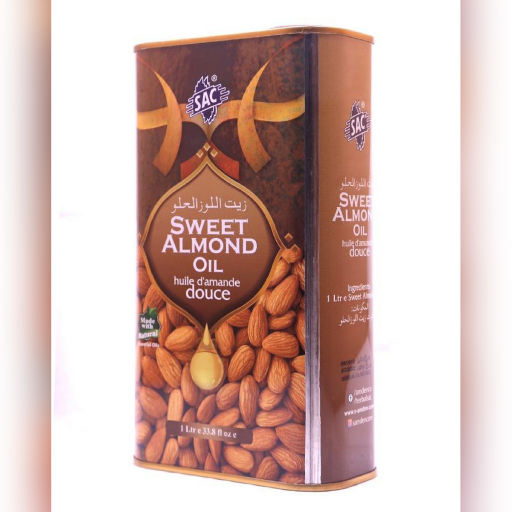sweet almond oil for hair and skin