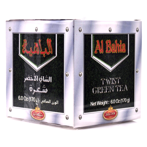 سلطان الباهية شاي أخضر 200 جم SULTAAN AL BAHIA TWIST GREEN TEA 200GM - Image 1