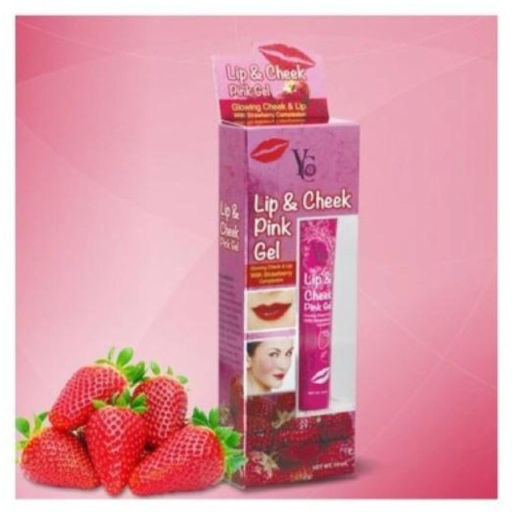 lip & cheek pink gel