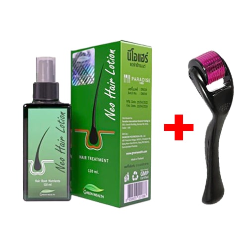 Green-Wealth-120mL-Neo-Hair-Lotion-Anti-Loss-New-Packing-Paradise-Original-Made-In-Thailand-For-removebg-preview-min Neo hair lotion and Roller for Hair