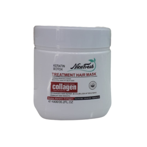 قناع علاج الشعر طازج لطيف بالكولاجين NICE FREASH COLLAGEN HAIR TREATMENT MASK - Image 1