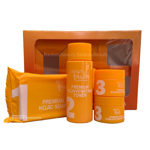 reality vault premium rejuvenating face whitening set