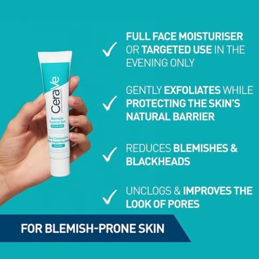 new cerave blemish control gel for remove dead skin cells