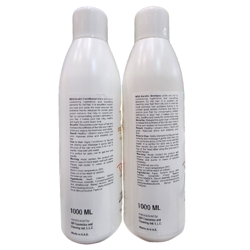 mds keratin hair straightener set