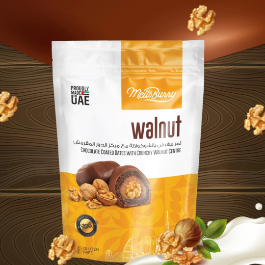 Mellsburry Walnut Chocolate Coated Dates With Crunchy Walnut Mellsburry Walnut Chocolate Coated Dates With Crunchy Walnut