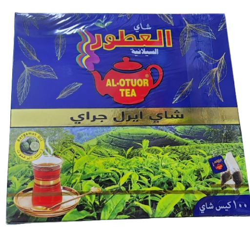 العطور شاي سيلاني إيرل جراي 100 كيس شاي العطور شاي سيلاني إيرل جراي 100 كيس شاي