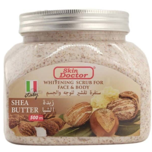 Skin Doctor Whitening Scrub For Face And Body With Shea Butter Skin Doctor Whitening Scrub For Face And Body With Shea Butter