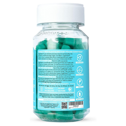 Sugarbear Vegan Vitamin Care Hair Gummies Sugarbear Vegan Vitamin Care Hair Gummies