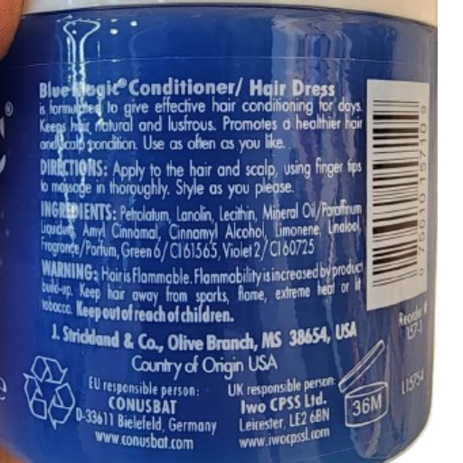 Blue Magic Hair Conditioner Blue Magic Hair Conditioner