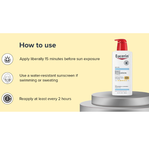 Eucerin dry skin sunscreean Body Lotion Eucerin dry skin sunscreean Body Lotion