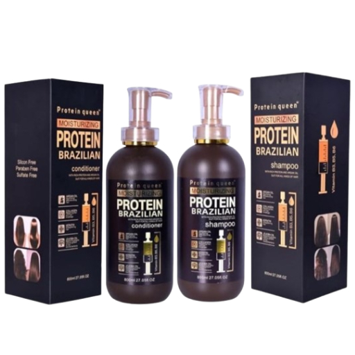 Brazilian Protein Queen Moisturizing Shampoo and Conditioner Brazilian Protein Queen Moisturizing Shampoo and Conditioner