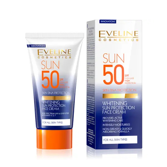 Eveline Cosmetics Whitening Sun Protection Face Cream Eveline Cosmetics Whitening Sun Protection Face Cream
