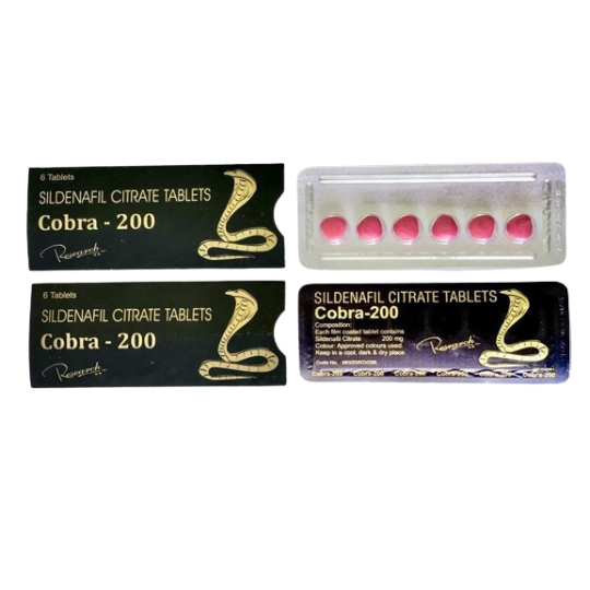 Sildenafil Citrate Cobra 200mg Sildenafil Citrate Cobra 200mg