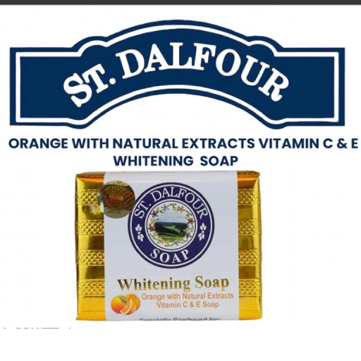 St Dalfour Orange Vitamin C & E Whitening Soap (1) St Dalfour Orange Vitamin C & E Whitening Soap