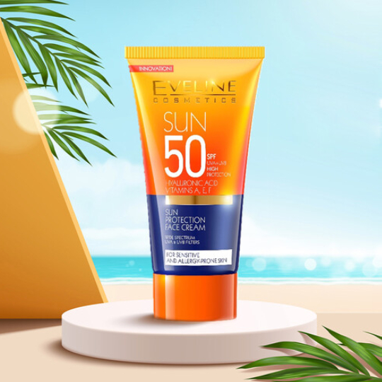 كريم حماية البشرة من إيفلين كوزمتكس 50spf كريم حماية البشرة من إيفلين كوزمتكس 50spf