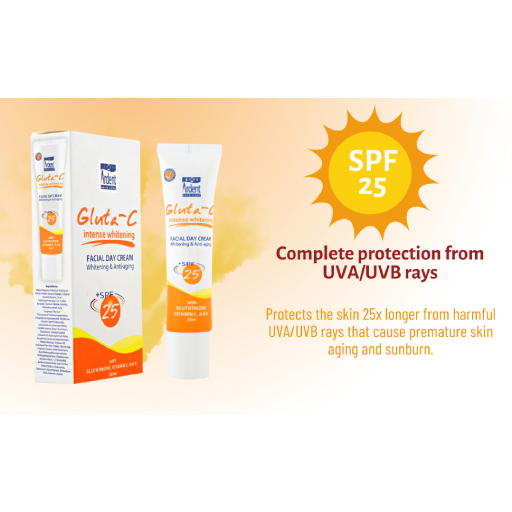 Gluta C Intense Whitening Facial Day Cream +spf 25 Gluta C Intense Whitening Facial Day Cream +spf 25