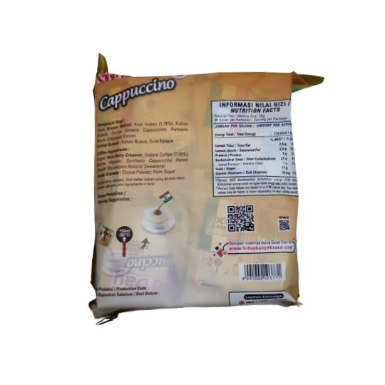 Good Day Cappuccino Bag 30 X 25g Good Day Cappuccino Bag 30 X 25g