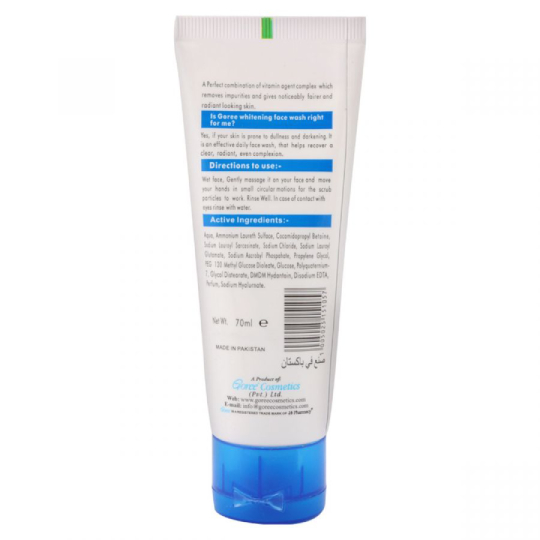 Goree Whitening Face Wash With Avocado & Aloe Vera Goree Whitening Face Wash With Avocado & Aloe Vera