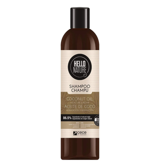 Hello Nature Shampoo Coconut Oil Moisture & Repair Hello Nature Shampoo Coconut Oil Moisture & Repair