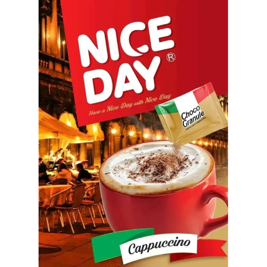 Nice Day Cappuccino Coffee, 20 Sachets x 25 gr Nice Day Cappuccino Coffee, 20 Sachets x 25 gr