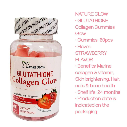 Nature Glow Glutathione Collagen Glow 60 Gummies Nature Glow Glutathione Collagen Glow 60 Gummies