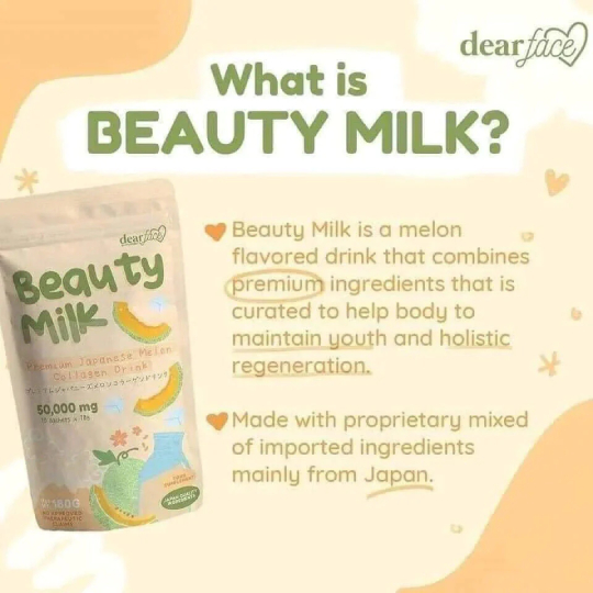 Dear Face Beauty Milk Melon Collagen Drink Dear Face Beauty Milk Melon Collagen Drink