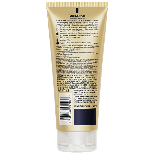 Vaseline Healthy Bright Gluta-hya Serum Lotion Vaseline Healthy Bright Gluta-hya Serum Lotion