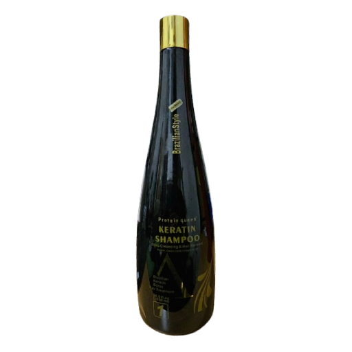 شامبو بروتين كوين بالكيراتين البرازيلي الجديد Brazilian Keratin Shampoo Deep Cleansing & Hair Renewal