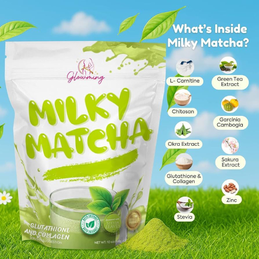 Glowming Milky Creamy Matcha Collagen Mix Glowming Milky Creamy Matcha Collagen Mix