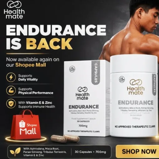 Health Mate Endurance men's vitality supplement