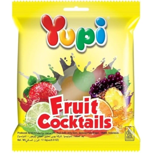 Yupi Fruit Cocktail Candy 24 Pieces Yupi Fruit Cocktail Candy 24 Pieces