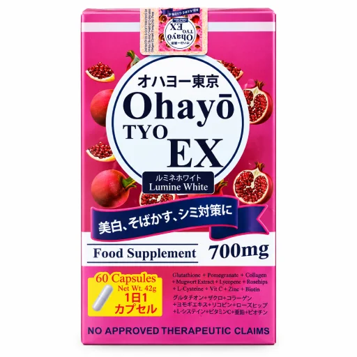 أوهايو TYO EX لومين وايت (Lumine White) بتركيز 700 ملغ أوهايو TYO EX لومين وايت (Lumine White) بتركيز 700 ملغ